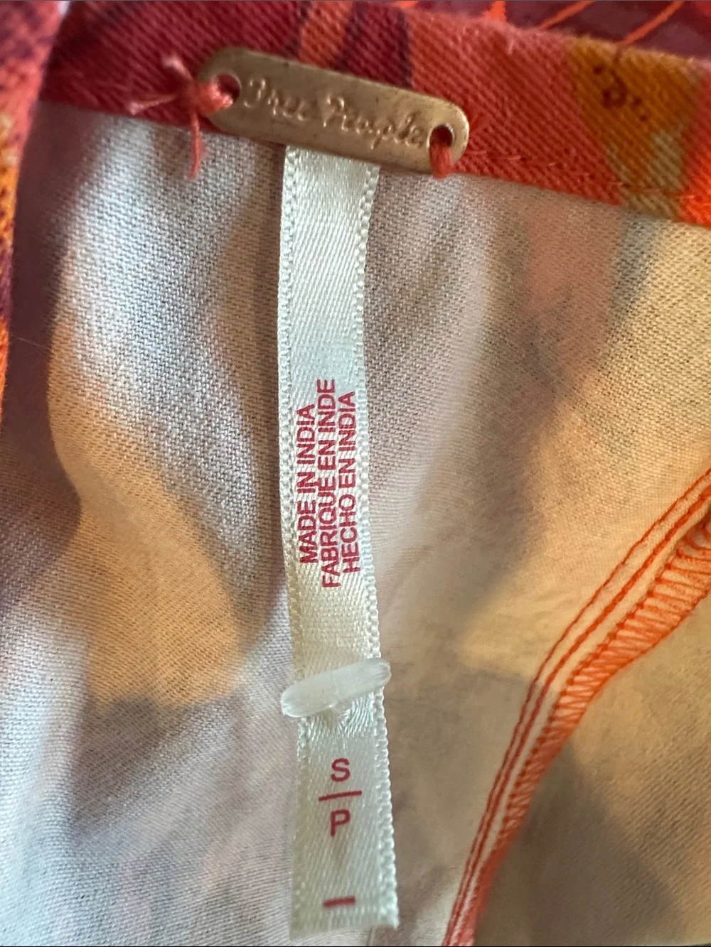 Free People Kerri Mini‎ Dress in Heatwave Combo New!